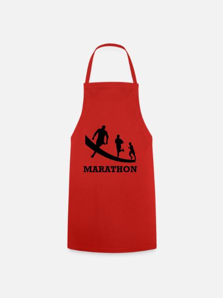 Running Joggen Marathon - Kochschürze - Rot