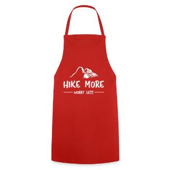 Adventure Travel Hiking Mountain - Kochschürze - Rot - Vorne - AI Model Male 185 dark (185cm)