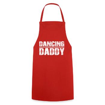 Danse Musique de danse - Tablier de cuisine - rouge - Devant - AI Model Male 185 dark (185cm)