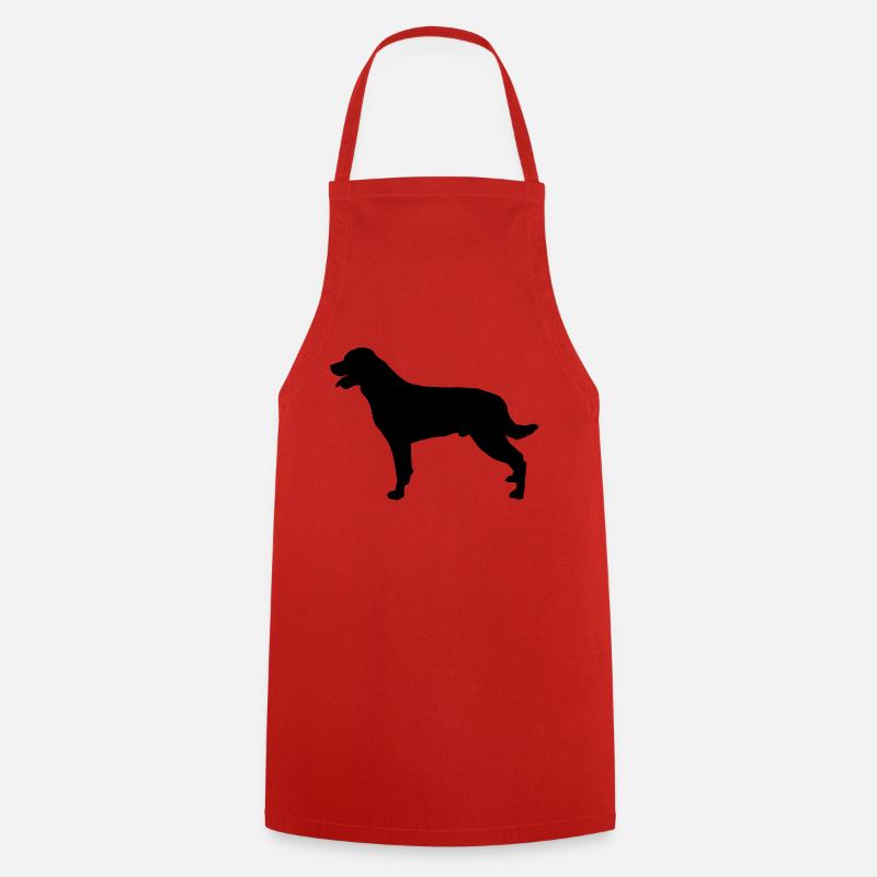 rottweilers - Tablier de cuisine - rouge