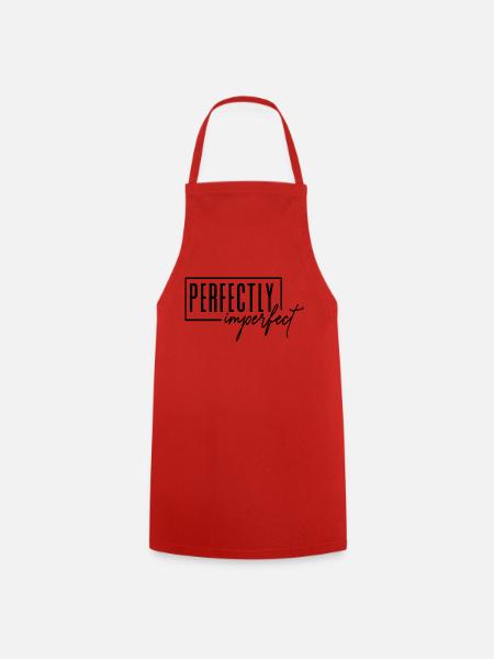 Perfectly Imperfect - Kochschürze - Rot