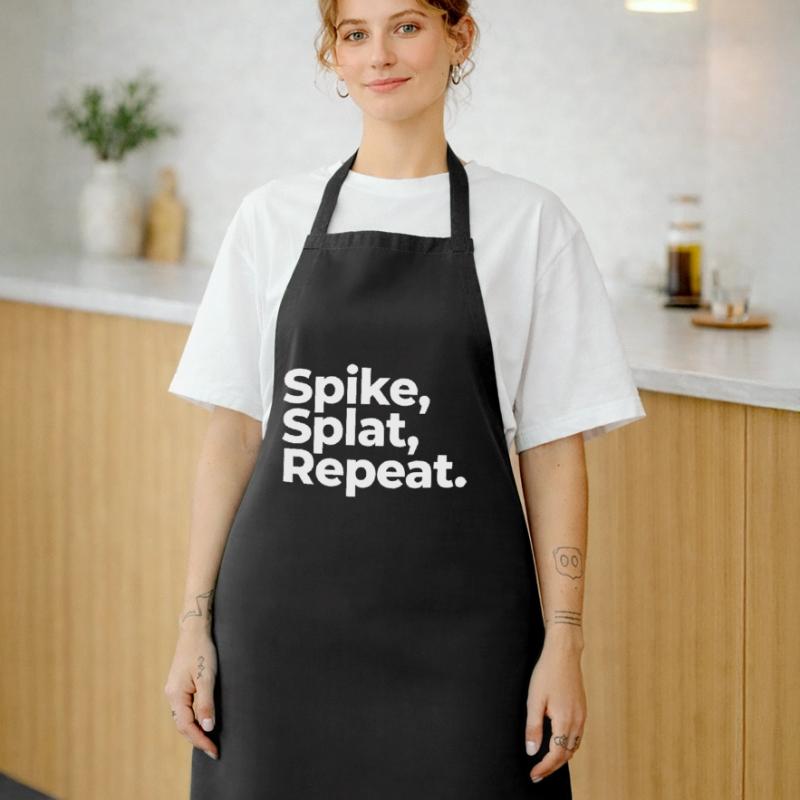 Spike, Splat, Repeat. Cooking Apron
