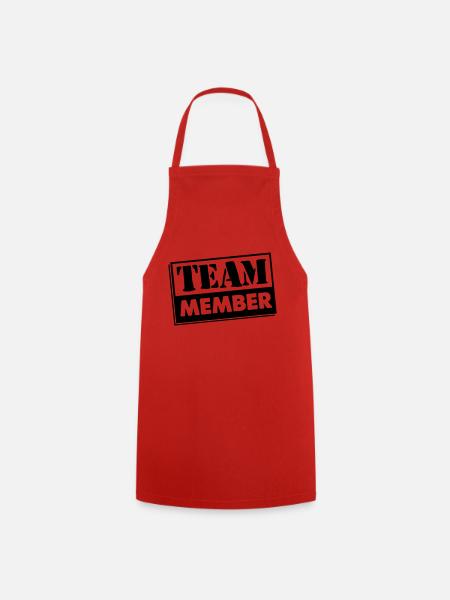 team member 01 - Kochschürze - Rot
