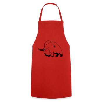 mammut - Tablier de cuisine - rouge - Devant - AI Model Male 185 dark (185cm)