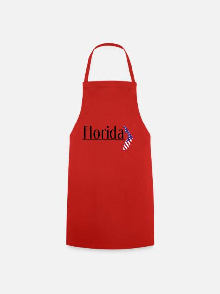 FLORIDA - Tablier de cuisine - rouge