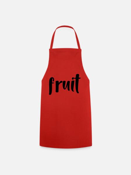 Fruit - Tablier de cuisine - rouge