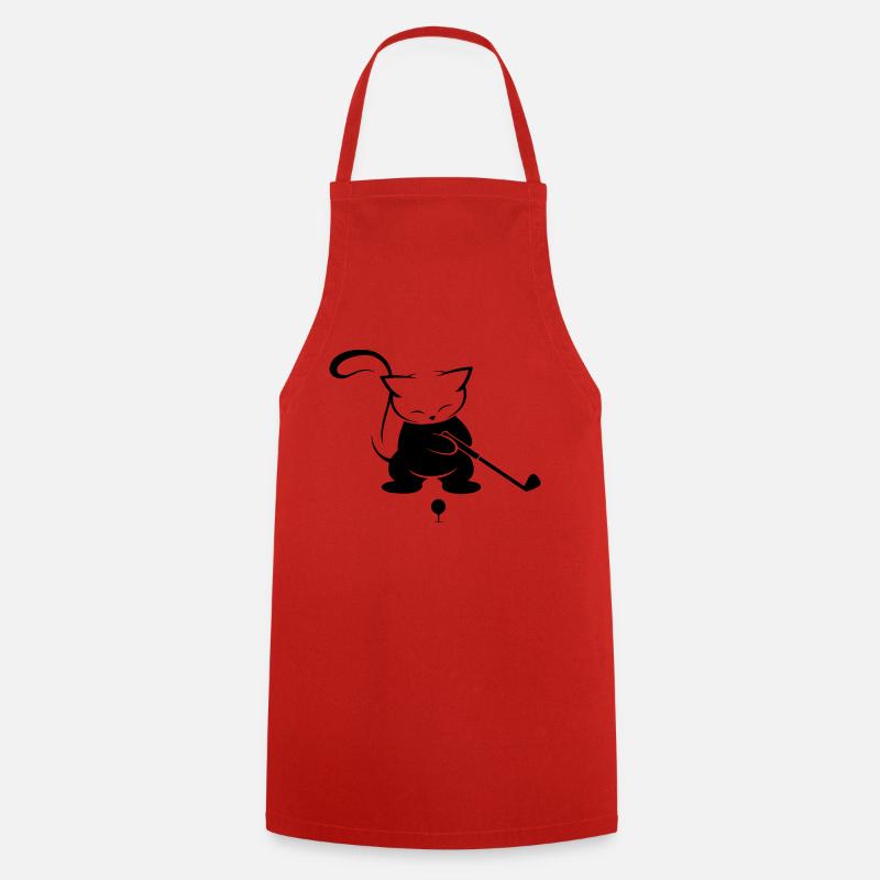 sport de golf - Tablier de cuisine - rouge