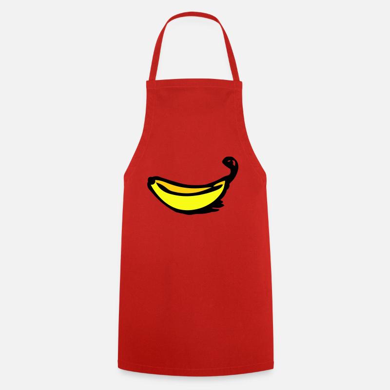 Banane - Tablier de cuisine - rouge