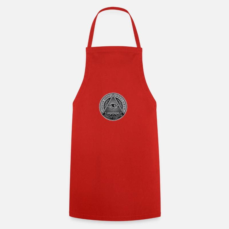 Illuminati Agency - Cooking Apron - red