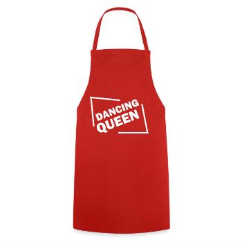 Danse Musique de danse - Tablier de cuisine - rouge - Devant - AI Model Male 185 dark (185cm)