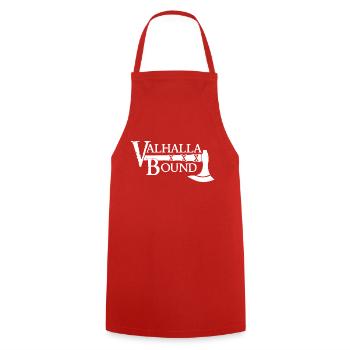 Vikings norden valhalla suède scandinavia flaga - Tablier de cuisine - rouge - Devant - AI Model Male 185 dark (185cm)