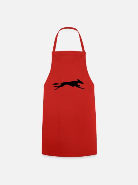 Saluki - Kochschürze - Rot