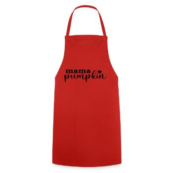 Maman Citrouille Halloween - Tablier de cuisine - rouge - Devant - AI Model Male 185 dark (185cm)