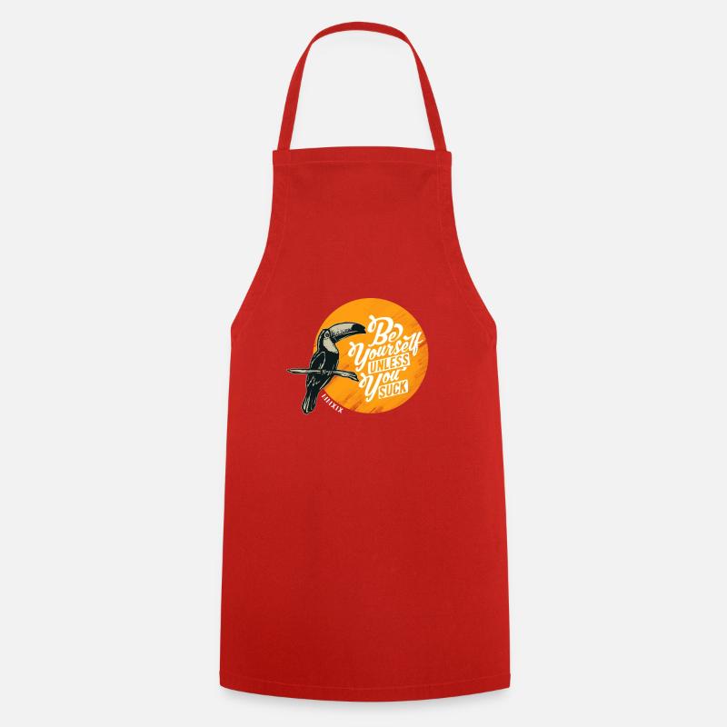 sois toi même - Tablier de cuisine - rouge