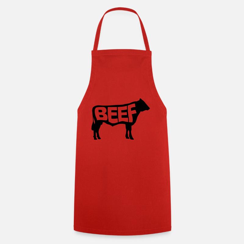 Beef - Tablier de cuisine - rouge