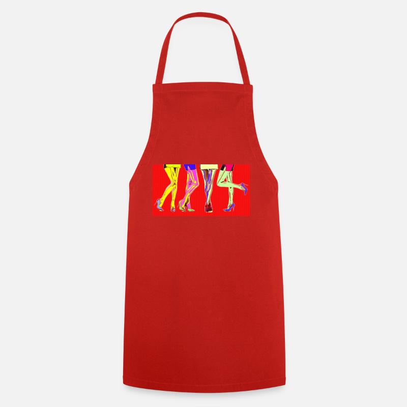 Pop art - Cooking Apron - red