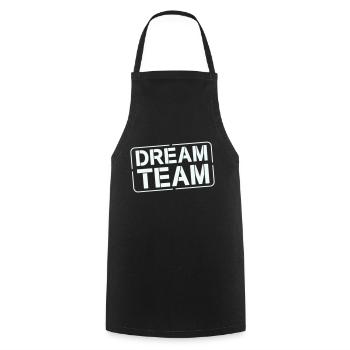 Dream Team - Cooking Apron - black - Front - AI Model Male 185 dark (185cm)