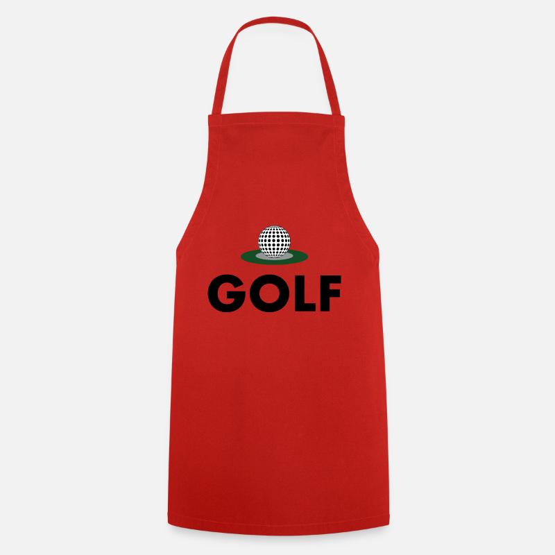 Golfeurs - Tablier de cuisine - rouge
