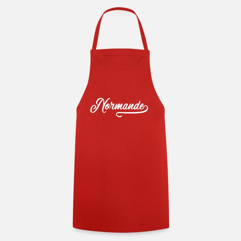 Normande - Tablier de cuisine - rouge
