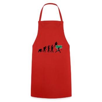 evolution_tischtennisspieler_112012_a_3c - Tablier de cuisine - rouge - Devant - AI Model Male 185 dark (185cm)