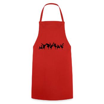 break dance hip hop danseur19 - Tablier de cuisine - rouge - Devant - AI Model Male 185 dark (185cm)