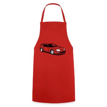 Supra MK4 - Tablier de cuisine - rouge - Devant - AI Model Male 185 dark (185cm)