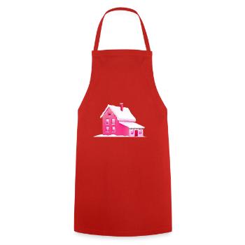 Weihnachten Pink Girlie Frauen Mädchen Geschenk - Kochschürze - Rot - Vorne - AI Model Male 185 dark (185cm)