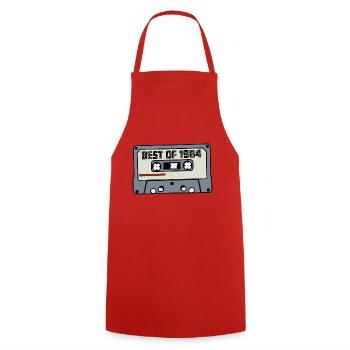 Best of 1984 - Birthday Retro Gift Idea - Cooking Apron - red - Front - AI Model Male 185 dark (185cm)