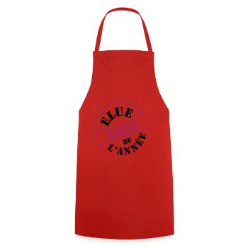 Elue Amie de l'année - Tablier de cuisine - rouge - Devant - AI Model Male 185 dark (185cm)