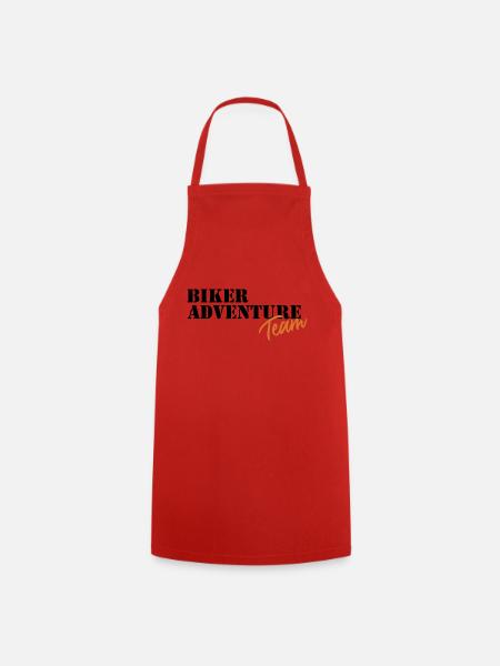 Équipe Biker Adventure - MarokkoTour2024.de - Tablier de cuisine - rouge