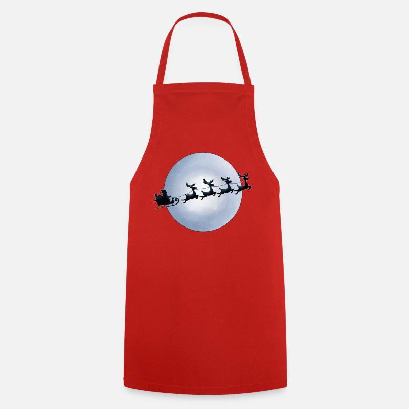 Noël - Tablier de cuisine - rouge