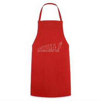 Basket-ball Équipe de basket-ball Basketteur - Tablier de cuisine - rouge - Devant - AI Model Male 185 dark (185cm)