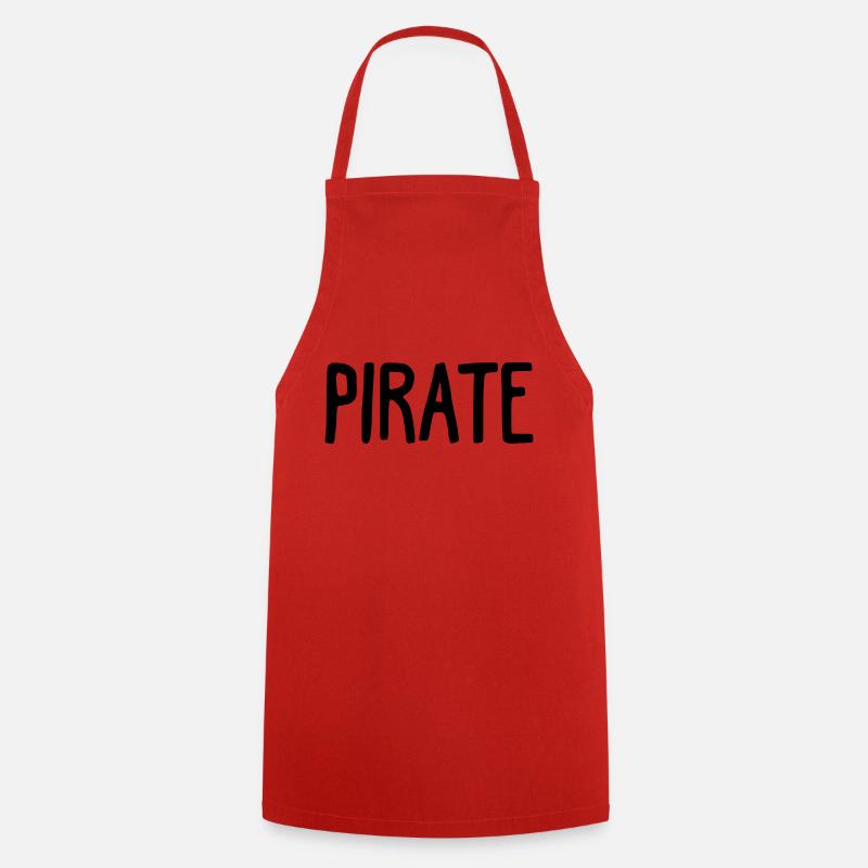 PIRATE - Tablier de cuisine - rouge