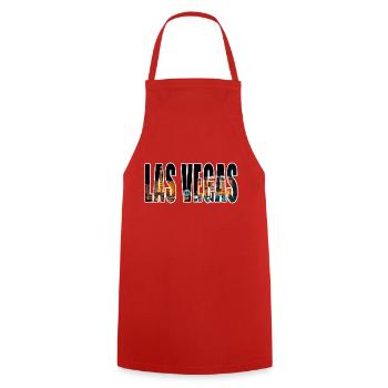 LAS VEGAS - Tablier de cuisine - rouge - Devant - AI Model Male 185 dark (185cm)