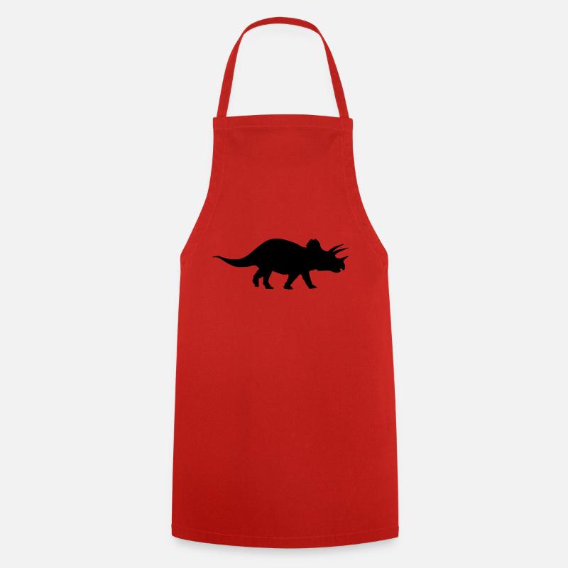 Triceratops - Kochschürze - Rot