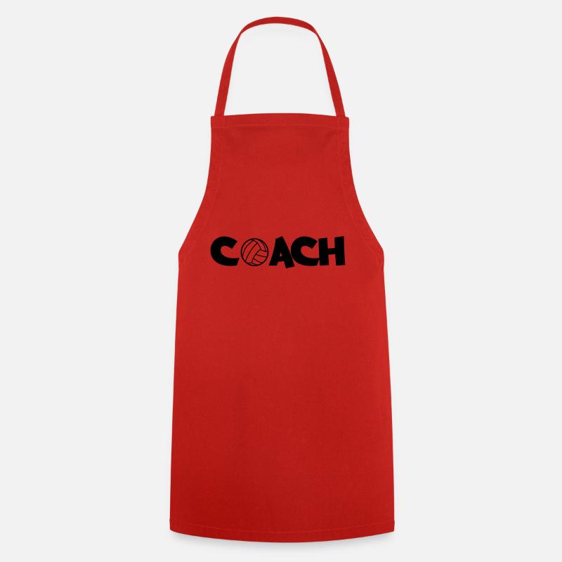 handball_coach - Tablier de cuisine - rouge