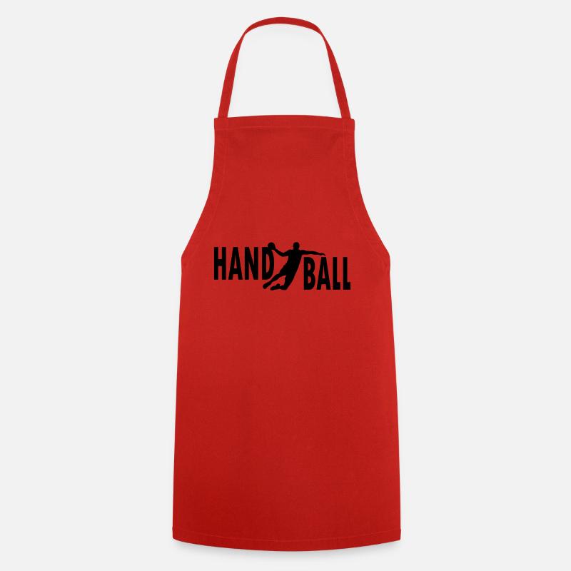 Handball player - Cooking Apron - red