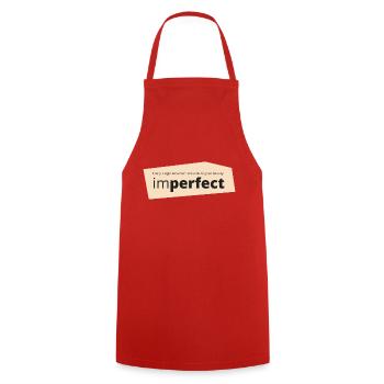 imperfect - Cooking Apron - red - Front - AI Model Male 185 dark (185cm)