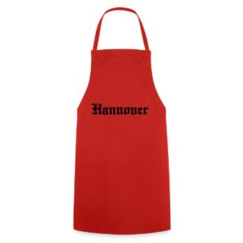 Hanover - Cooking Apron - red - Front - AI Model Male 185 dark (185cm)