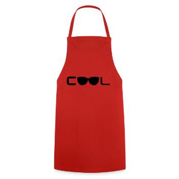 cool - Tablier de cuisine - rouge - Devant - AI Model Male 185 dark (185cm)