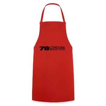 Cordoba 78 par sixnineline - Tablier de cuisine - rouge - Devant - AI Model Male 185 dark (185cm)