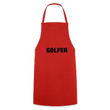 golf__2__f2 - Tablier de cuisine - rouge - Devant - AI Model Male 185 dark (185cm)