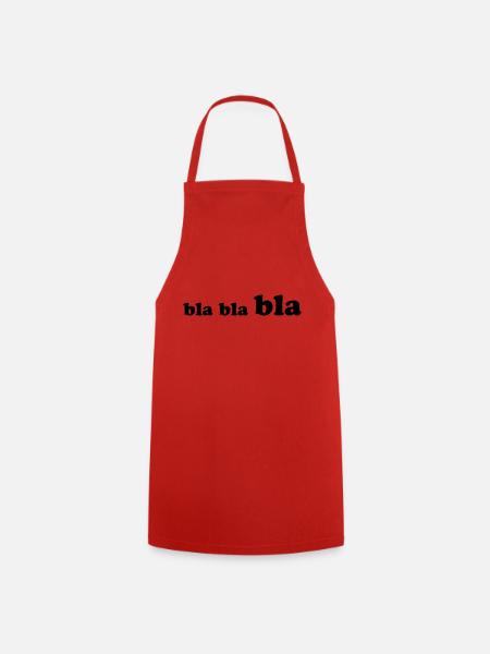 bla_bla_bla - Kochschürze - Rot