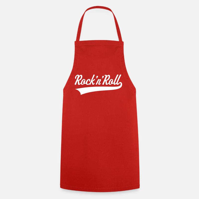 Rock 'n' Roll / Rock And Roll / Rock & Roll - Tablier de cuisine - rouge