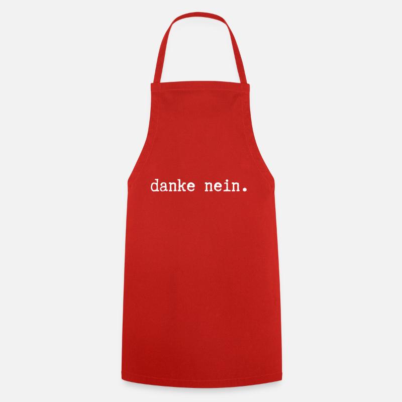 danke. - Kochschürze - Rot