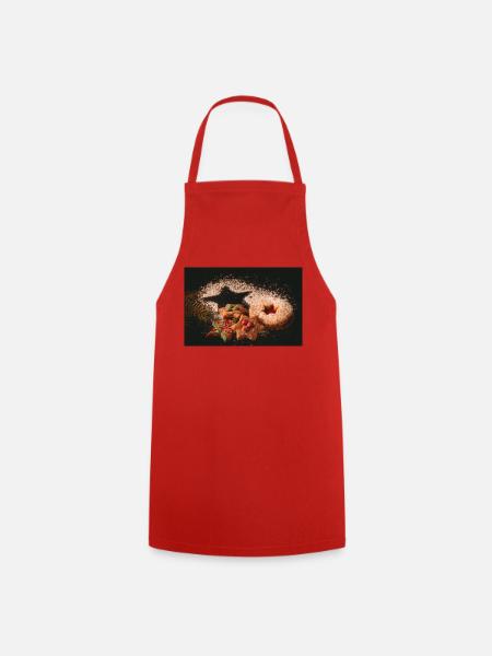 Biscuits de Noël - Tablier de cuisine - rouge