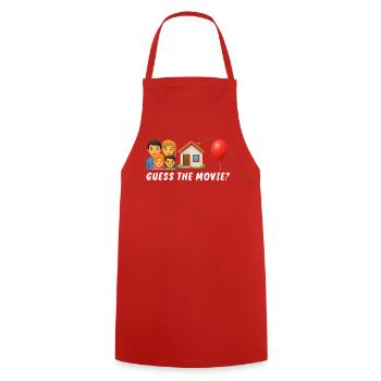 Guess the Movie Funny Humorous - Cooking Apron - red - Front - AI Model Male 185 dark (185cm)