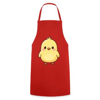 Niedliche Kawaii Küken Huhn Geschenk Bauern - Kochschürze - Rot - Vorne - AI Model Male 185 dark (185cm)