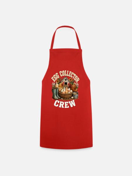 EGG COLLECTOR CREW - Kochschürze - Rot