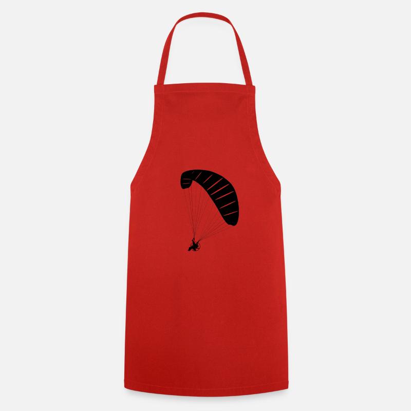 Engine paraglider - Cooking Apron - red